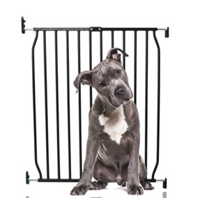 Bettacare Eco Screw Fit Pet Gate, Black, 70cm - 80cm, Screw Fitted Dog Gate, Safety Gate for Puppy