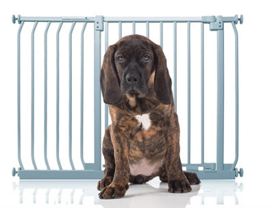 Bettacare Elite Pressure Dog Gate, 107cm - 116cm, Matt Grey, Pressure Fit Pet Gate for Dog and Puppy