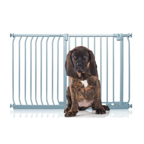 Bettacare Elite Pressure Dog Gate, 134cm - 143cm, Matt Grey, Pressure Fit Pet Gate for Dog and Puppy