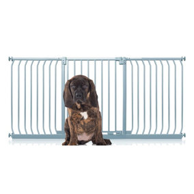 Bettacare Elite Pressure Dog Gate, 188cm - 197cm, Matt Grey, Pressure Fit Pet Gate for Dog and Puppy