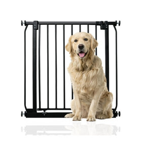 Bettacare Elite Pressure Dog Gate Narrow, 65.5cm - 74.5cm, Matt Black, Narrow Pressure Fit Pet Gate for Dog and Puppy