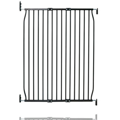 Bettacare Extra Tall Eco Screw Fit Pet Gate, Black, 90cm - 100cm, Extra Tall Gate 100cm in Height, Screw Fitted Dog Gate