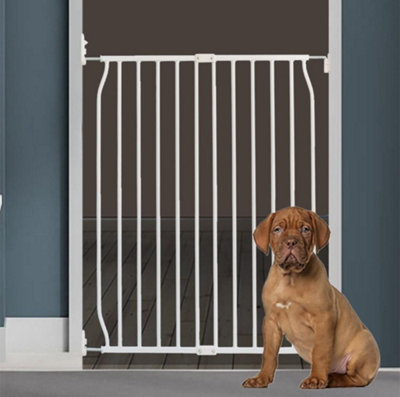 Bettacare Extra Tall Eco Screw Fit Pet Gate, White, 120cm 130cm
