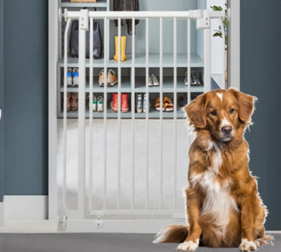 Bettacare Extra Tall Elite Dog Gate, 152cm 161cm, Matt White