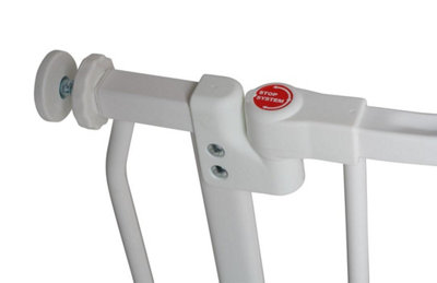 Bettacare Hoog Hondenhek Elite, Klembevestging Tussen 98cm - 107cm, Mat Zwart, Extra Hoog 96.8cm, Dierenhekje voor Trap, Gang en Deur, Klemhek Geschikt voor Puppy's, Honden en Huisdieren