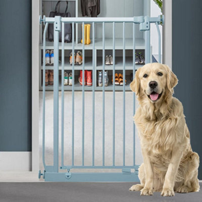 Cancello basso professionale in metallo per box cane o recinti 1x2 m