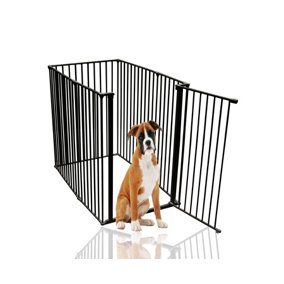 Bettacare Extra Tall Pet Pen, Black, 72cm x 118cm, 105cm High, Dog Pen for Pets Dogs and Puppy