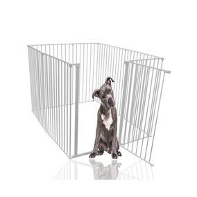 Bettacare Extra Tall Pet Pen, White, 118cm x 144cm, 105cm High, Dog Pen for Pets Dogs and Puppy