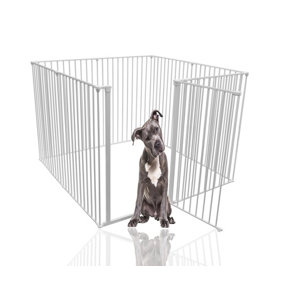Bettacare Extra Tall Pet Pen, White, 144cm x 144cm, 105cm High, Dog Pen for Pets Dogs and Puppy