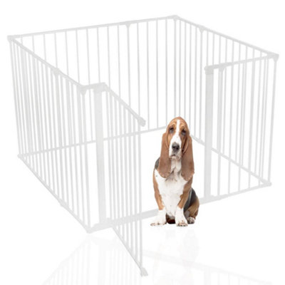 Bettacare Pet Pen, 105cm x 105cm, White, 70cm High, Dog Pen for Pets and Puppies, Dog Playpen suitable for Indoor and Outdoor use