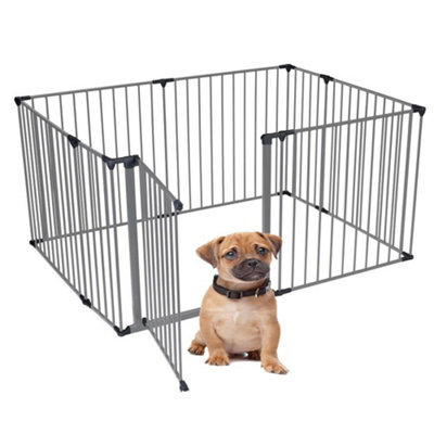 Bettacare Pet Pen, 105cm x 144cm, Grey, 70cm High, Dog Pen for Pets and Puppies, Dog Playpen suitable for Indoor and Outdoor use