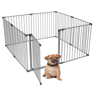 Bettacare Pet Pen, 144cm x 144cm, Grey, 70cm High, Dog Pen for Pets and Puppies, Dog Playpen suitable for Indoor and Outdoor use