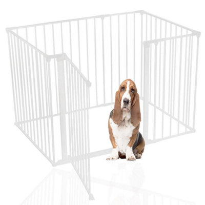 Bettacare Pet Pen, 72cm x 105cm, White, 70cm High, Dog Pen for Pets and Puppies, Dog Playpen suitable for Indoor and Outdoor use