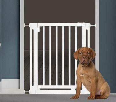 Bettacare Wooden Elegance Dog Gate, White, 145cm 153cm