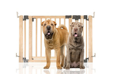 Bettacare Wooden Multi Panel Flexible Pet Barrier, Natural Wood, Up To - View #2