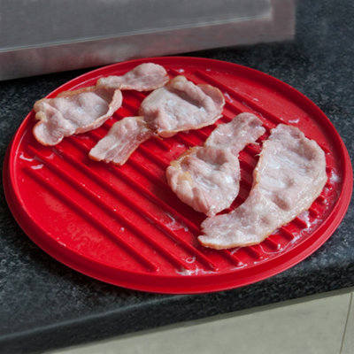 Microwave bacon tray with lid best sale