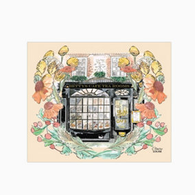 Bettys In Full Bloom Glass Kitchen Splashback