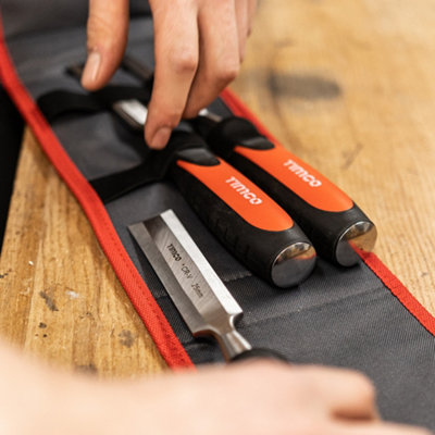 Bevel Edge Wood Chisel Set 3pcs - 5