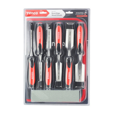 Bevel Edge Wood Chisel Set 7pcs - 4