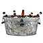 Beverages' Gold and Zinc Celebration Party Champagne Wine Ice Bucket