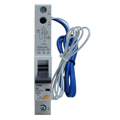 BG Compact RCBO, Type AC, C Curve, 40A