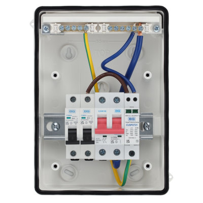 BG Electric Vehicle Consumer Unit Kit 5 Module Black - 7