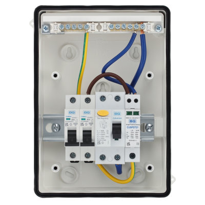 BG Electric Vehicle Consumer Unit Kit 5 Module White 40A Type A RCD - 7