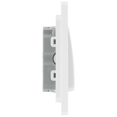 BG Evolve Brushed Steel Fan Isolator Switch 10A Triple Pole - 9