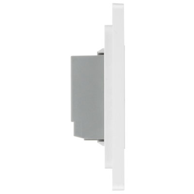BG Evolve Pearlescent White 200W Double Touch Dimmer Switch 2-Way Secondary - 9