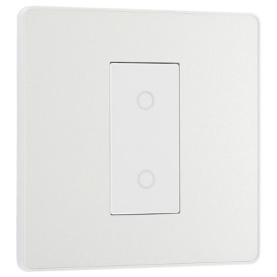 BG Evolve Pearlescent White 200W Single Touch Dimmer Switch 2-Way Master