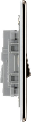 BG FBN13 Nexus Screwless Flat-Plate Single Intermediate Light Switch 10A
