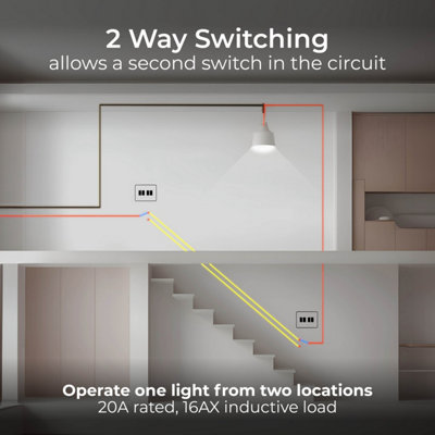 BG Flatplate Screwless 20A Quadruple Wall Light Switch, Matt Black