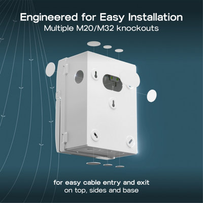 BG Fortress IP20, White, 5 Module Populated EV kit 100A Main Switch, 40A MCB, Type 2 SPD