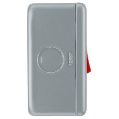 BG Metal Clad 45A Square Double Pole Switch With Power Indicator