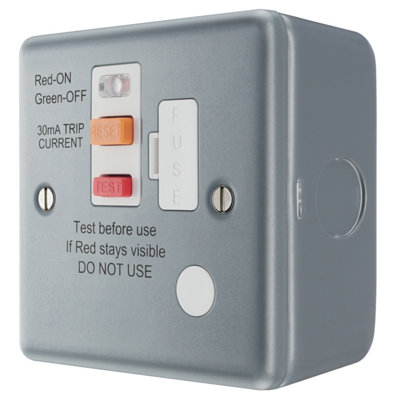 BG Metal Clad Fused Connection Unit With Integrated Type A RCD And Flex ...
