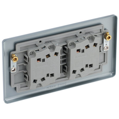 BG Metal Clad Quadruple Switch 20A 16AX 2 Way - 5