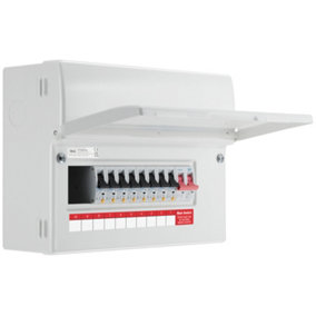 BG METAL CONSUMER UNIT 12 MODULE 10 WAY