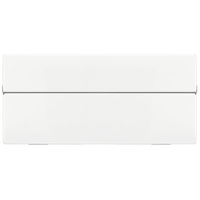 BG Metal Consumer Unit 22 Module, 20 Way Unpopulated With 100A Main Switch 2 x Cover Blanks With Up Opening Front Cover