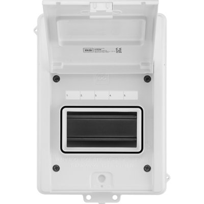 BG Metal Enclosure 5 Mod IP65 Weatherproof - 3