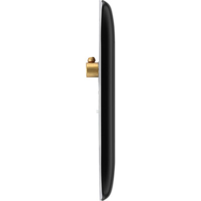 BG Nexus Metal Matt Black Single Blank Plate - 9