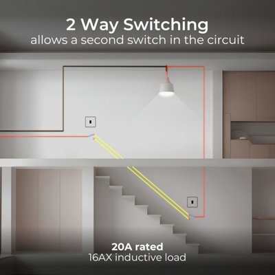 British General Nexus Metal 45A 1-Gang DP Cooker Switch Brushed Iridium with LED - 7