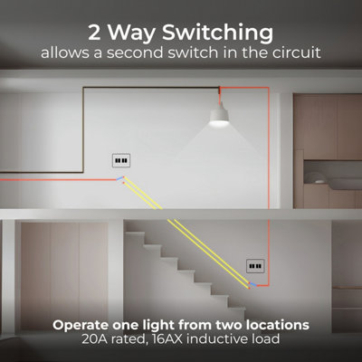 BG Nexus NBN44 Light Switch 4 Gang 2 Way 10 Amp (Black Nickel)