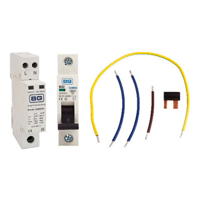 BG SPD Type 2 Neutral And Earth Wires Accessory Kit