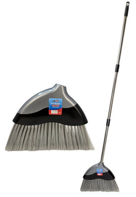 BH - Long Handled Soft Angled Indoor Broom with 1.2m Stainless Steel ...