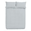 Bianca Bedding 200 Thread Count Temperature Controlling TENCEL™ Lyocell Duvet Cover Set with Pillowcases Silver Grey