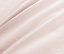 Bianca Bedding 400 Thread Count Cotton Sateen Duvet Cover Set with Pillowcases Blush Pink