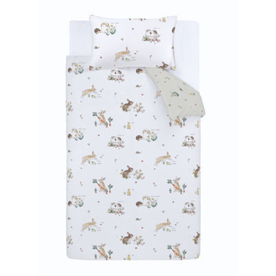 Bianca Bedding Bunny Rabbit Friends Cotton Duvet Cover Set with ...