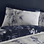 Bianca Fine Linens Bedding Kyoto Leaf Cotton Duvet Cover Set with Pillowcases Navy