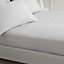 Bianca Fine Linens Bedroom 200 Thread Count Cotton Percale Fitted Sheet 32cm Depth Grey