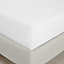 Bianca Fine Linens Bedroom 200 Thread Count Cotton Percale Fitted Sheet 32cm Depth White